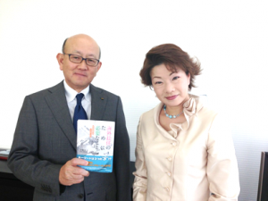 伊藤忠商事株式会社 代表取締役社長 岡藤正広様と弊社代表 下野淳子